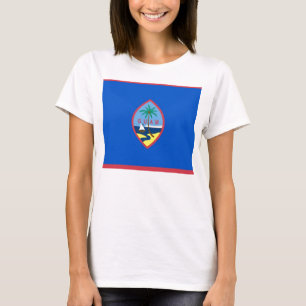 Women T Shirt with Flag of Guam