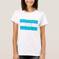 Women T Shirt with Flag of Honduras