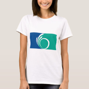 Women T Shirt with Flag of Ottawa, Canada