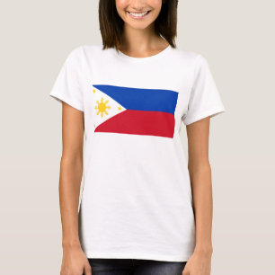 Women T Shirt with Flag of Philipppines