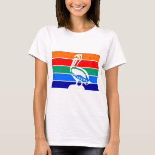 Women T Shirt with Flag of St. Petersburg