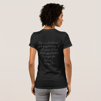 Women t-shirt with Verse on the Back