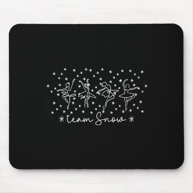 Women Team Snow Corps Nutcracker Season Christmas  Mouse Mat (Front)