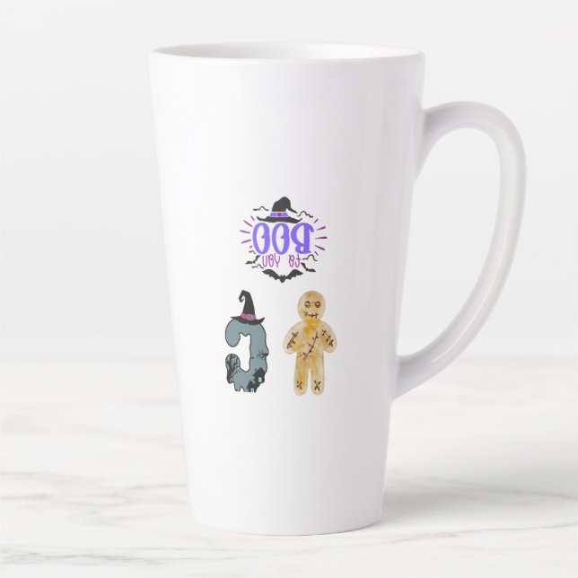 Women Tee Shirts, Men Shirts Latte Mug (Right)