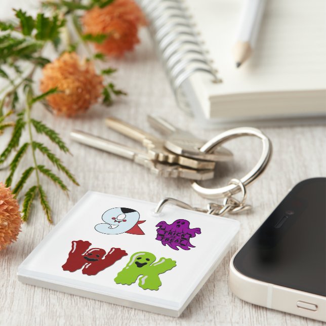 Women Tee Shirts, Men Shirts, Mum Ghost T-Shirts,  Key Ring (Front Right)