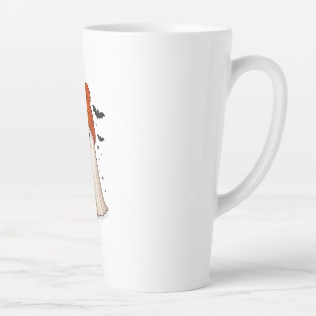 Women Tee Shirts, Men Shirts, Mum Ghost T-Shirts,  Latte Mug (Right)