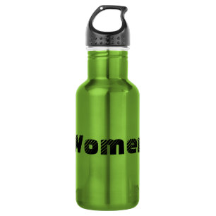 Women text Name Colour matte black Water Bottle