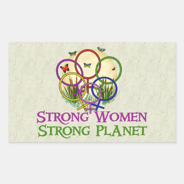 Women United Rectangular Sticker (Front)