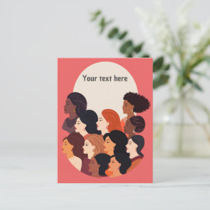 Women united strong Fellowship Postcard