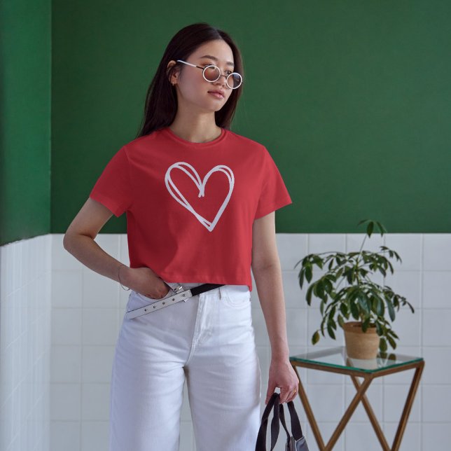 Women Valentine's Day Graphic Heart Printed Shirt (Creator Uploaded)