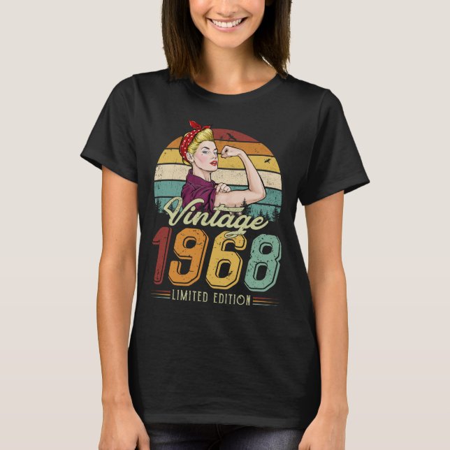 WOMEN VINTAGE 1968 LIMITED EDITION T-Shirt (Front)