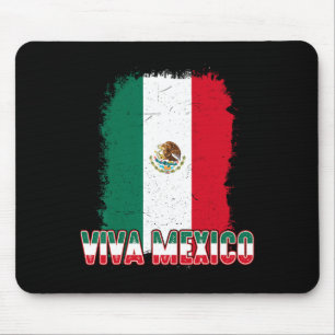 Women Viva Mexico Flag Men Kids Boy Mexican Indepe Mouse Mat