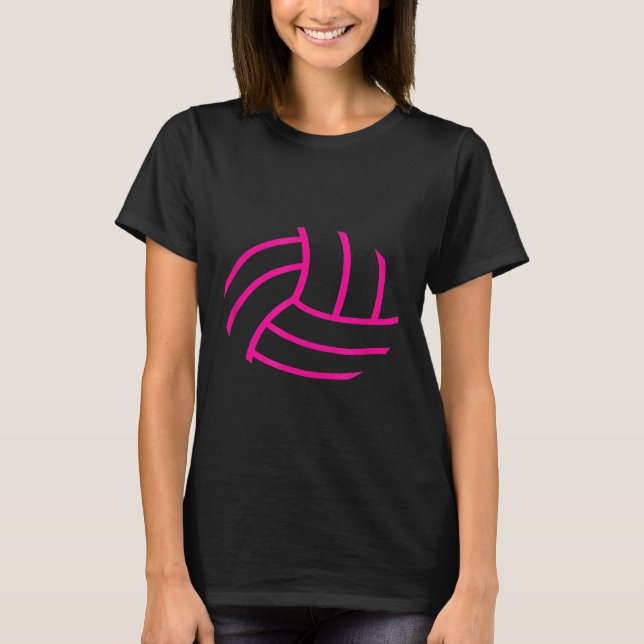 Women Volleyball Apparel Graphic   For Girls T-Shirt (Front)