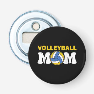 Women Volleyball Mum Shirt Game Day Funny Player Bottle Opener
