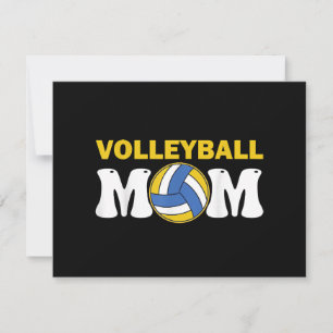 Women Volleyball Mum Shirt Game Day Funny Player Holiday Card