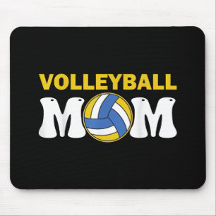Women Volleyball Mum Shirt Game Day Funny Player Mouse Mat