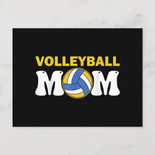Women Volleyball Mum Shirt Game Day Funny Player Postcard