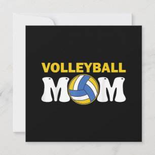 Women Volleyball Mum Shirt Game Day Funny Player Thank You Card