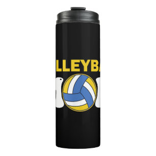 Women Volleyball Mum Shirt Game Day Funny Player Thermal Tumbler