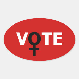 Women Vote - Feminist Suffrage Political Sticker