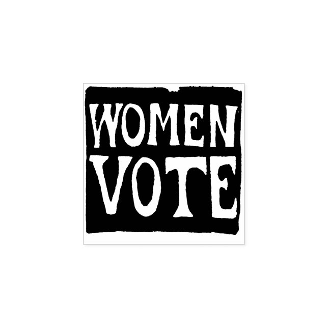 Women Vote Sign Rubber Stamp (Imprint)