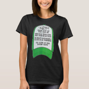 Women Want Me Fish Fear Me Green Hat Meme  Fishing T-Shirt