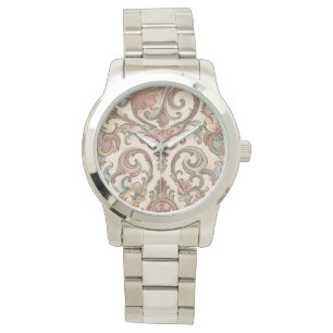 Women Watch, Classic Elegant , Rose Gold Pattern Watch