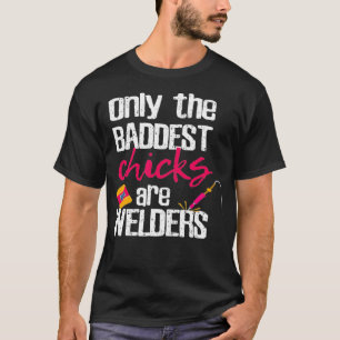 Women Welder Welding Funny Christmas  T-Shirt