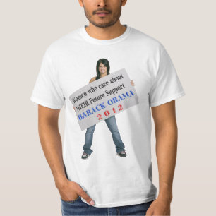 Women who Care...support Barack Obama T-Shirt