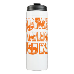Women Who Hunt Orange Logo Thermal Tumbler