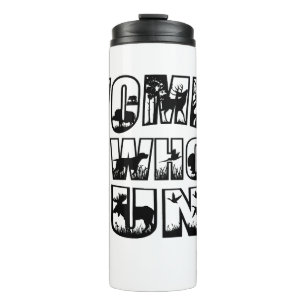 Women Who Hunt Thermal Tumbler w/ Black Logo