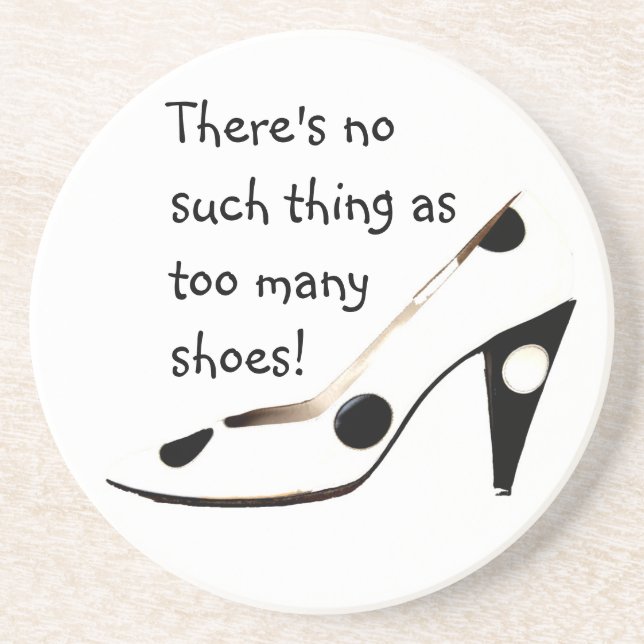 Women Who Love Shoes Coaster (Front)