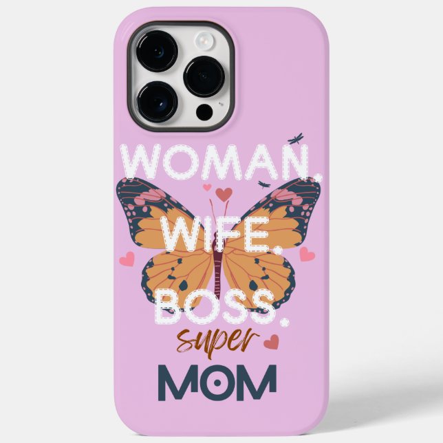 Women, wife, boss, super mum Case-Mate iPhone case (Back)
