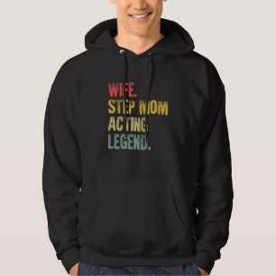 Women Wife Step Mum Acting Legend Premium . Hoodie