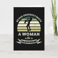 Women with a Saxophone Funny Gifts Mom