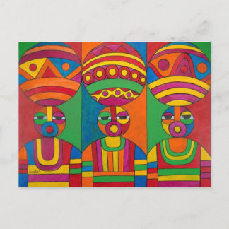 Women with Calabashes II Postcard