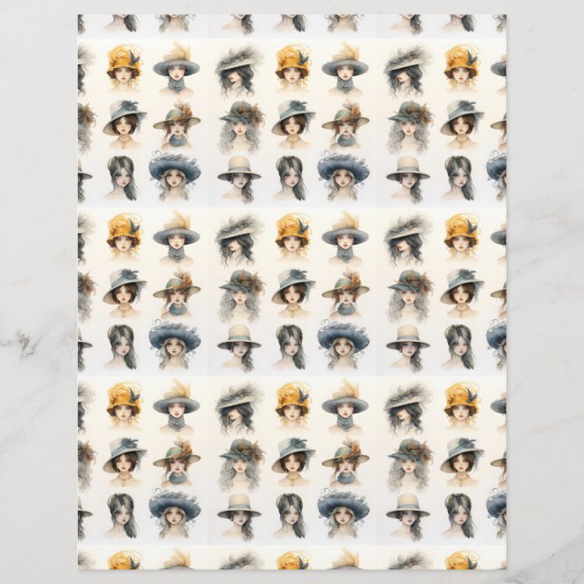 Women with hats SCV 31 (Front)