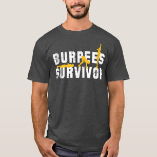 Women Workout Burpees Survivor Cool Fitness Lover T-Shirt