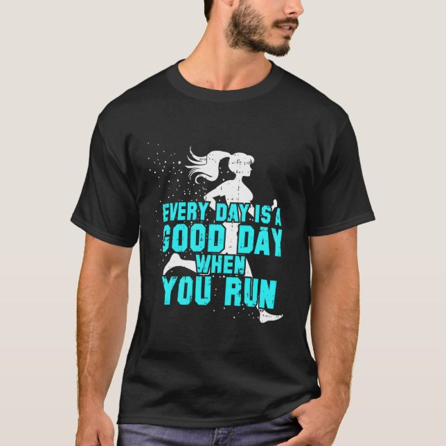 Women Workout Running Cardio Motivational Fitness  T-Shirt (Front)