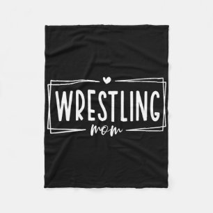 Women Wrestling Mum Shirt Funny Wrestle Wrestler M Fleece Blanket