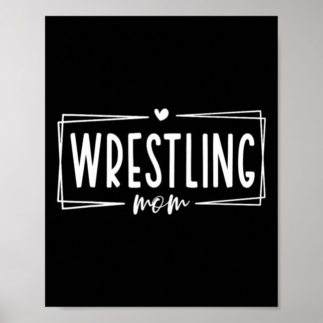 Women Wrestling Mum Shirt Funny Wrestle Wrestler M Poster (Front)