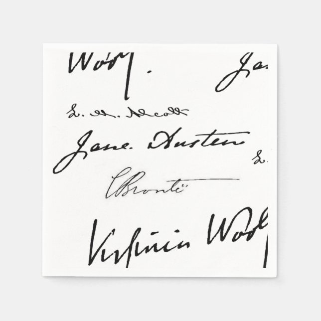 Women Writers Napkin (Front)