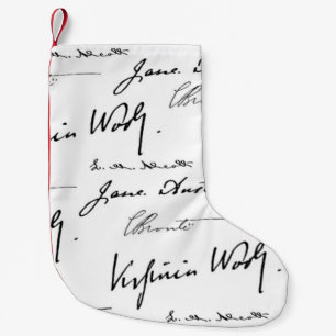 Women Writers Small Christmas Stocking