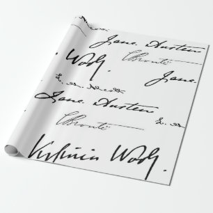 Women Writers Wrapping Paper