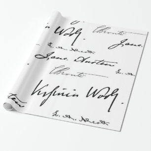 Women Writers Wrapping Paper