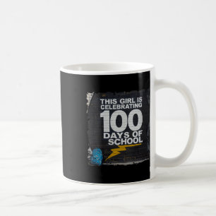 Womens 100th Day Funny Outfit For Girls 100 Days O Coffee Mug
