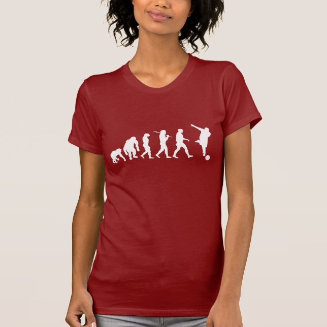 Womens 10 pin bowling dark t-shirt (Front)