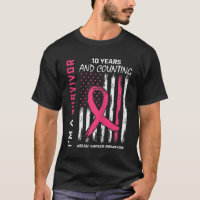 Womens 10 Year Survivor Gifts Pink Breast Cancer F