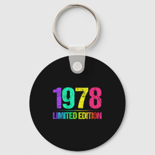 Womens 1978 Limited Edition Vintage 78s Retro Vint Key Ring