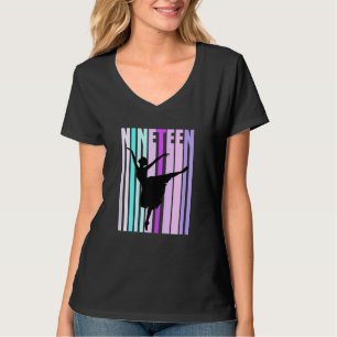 Womens 19th Dance Birthday For Women Elegant Class T-Shirt